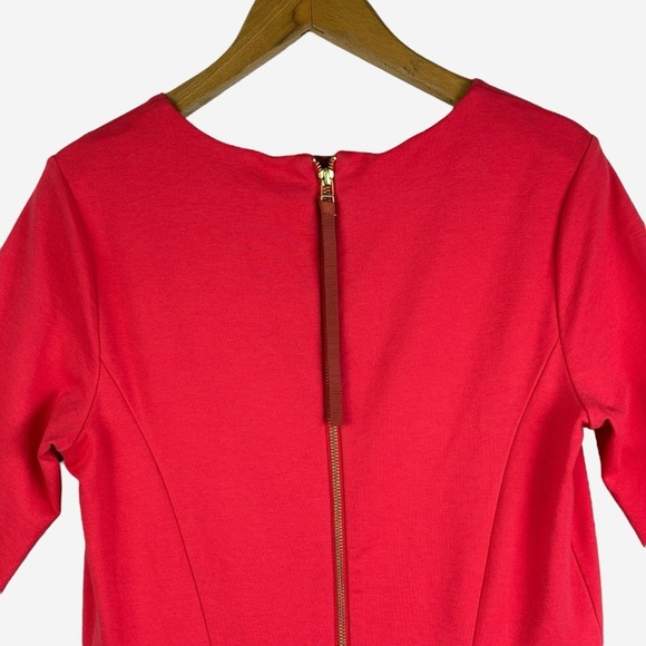 BODEN Ponte Midweight Knit Colorblock Midi Dress Size 12L - Picture 7 of 14